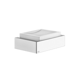 Gessi Rettangolo porta sapone bianco in Pietra sinterizzata 20801